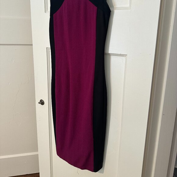 Raoul two-tone fitted shift dress - size 0 - Picture 2 of 4